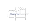 brass fittings Castel, SAE male to female reducing unions Mod. 7150/24 1/4M X 1/2F